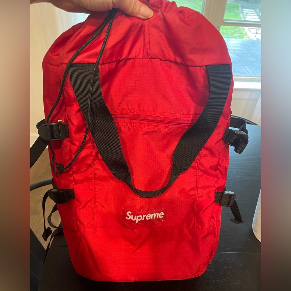 Authentic Supreme convertible bag